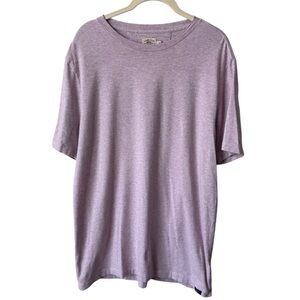 Faherty Brand Men's Movement Short Sleeve Crew Neck TShirt Pink Purple Small